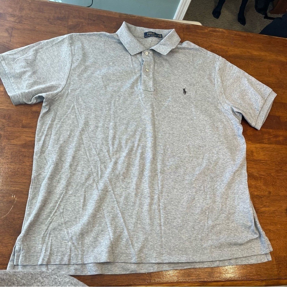 Polo Ralph Lauren classic gray polo shirt size 2XL Big